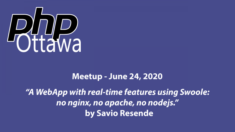 A WebApp with real-time features using Swoole: no nginx, no apache, no nodejs